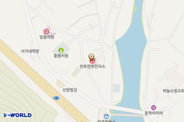 반포보건지소 화장실 위치 지도 — 충청남도 공주시 반포면 수실1길 8-8