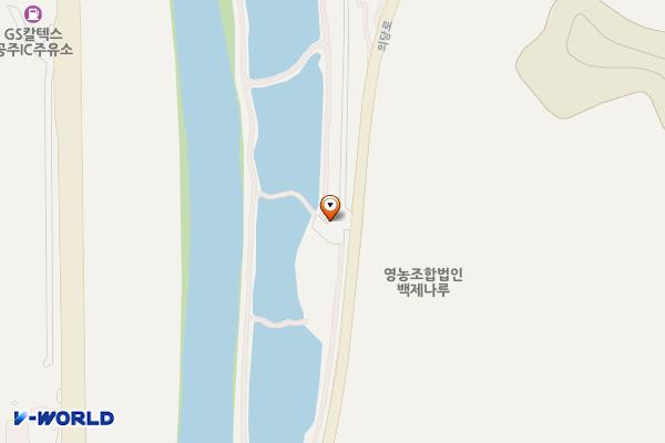 메타세쿼이아길 공중화장실 위치 지도 — 충청남도 공주시 의당면 정안천자전거길 252