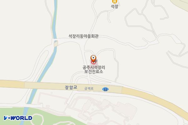 석장리보건진료소 화장실 위치 지도 — 충청남도 공주시 석장리길 88-39