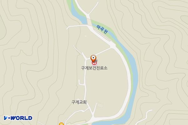 구계보건진료소 화장실 위치 지도 — 충청남도 공주시 유구읍 양지뜸길 7