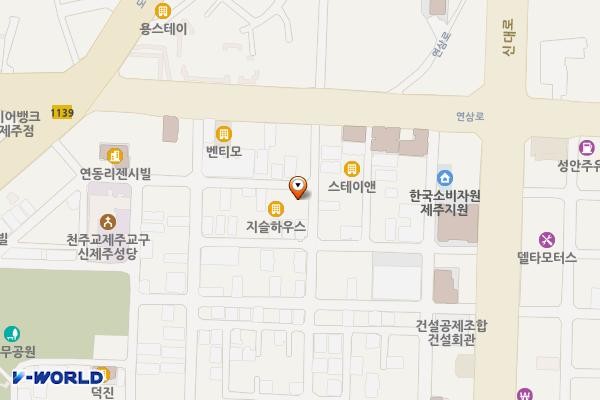 연동 290-21 위치 지도 — 제주특별자치도 제주시 연동 290-21