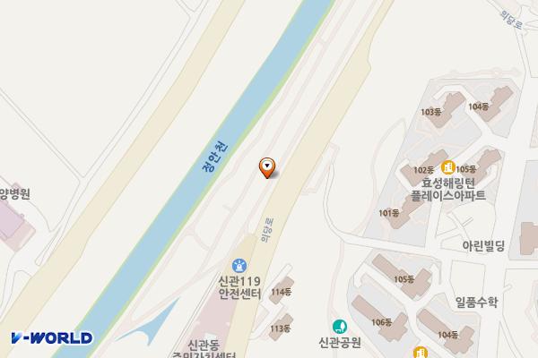정안생태공원 공중화장실(3) 위치 지도 — 충청남도 공주시 정안천자전거길 66 (신관동)
