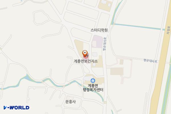 계룡보건지소 화장실 위치 지도 — 충청남도 공주시 계룡면 월암송정길 10