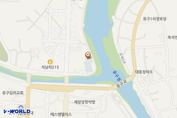석남3리 게이트볼장 공중화장실 위치 지도 — 충청남도 공주시 유구읍 수촌중앙길 12