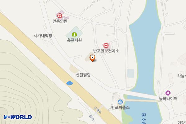 반포면사무소 화장실 위치 지도 — 충청남도 공주시 반포면 반포초교길 30