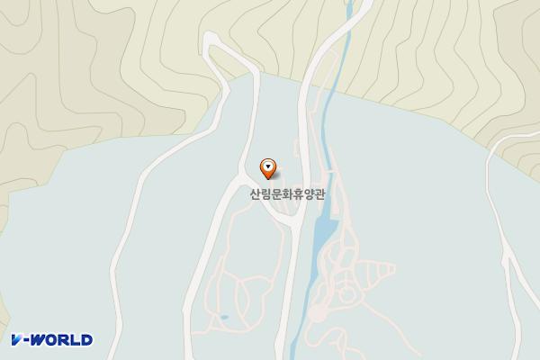 산림휴양마을 숲속화장실 위치 지도 — 충청남도 공주시 수원지공원길222