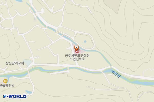 상신보건진료소 화장실 위치 지도 — 충청남도 공주시 반포면 도예촌길 6