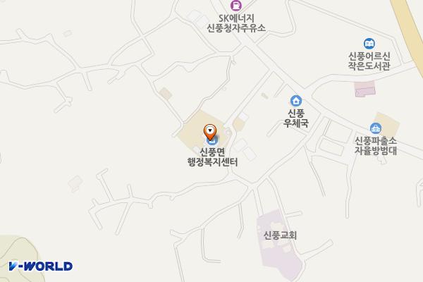 신풍면행정복지센터 화장실 위치 지도 — 충청남도 공주시 신풍면 안뜸길 14