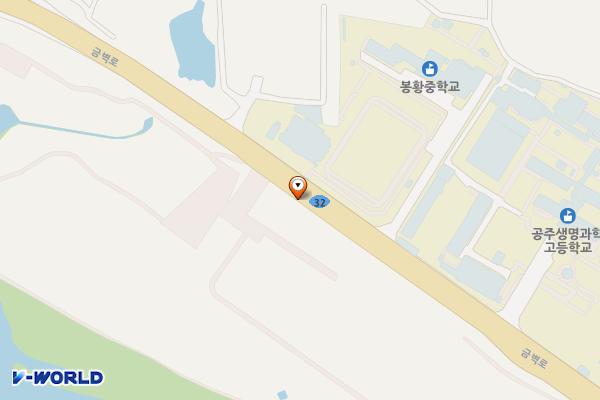 쌍신공원화장실(2) 위치 지도 — 충청남도 공주시 금강쌍신공원자전거길 58