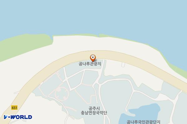 곰나루(시범) 위치 지도 — 충청남도 공주시 백제큰길 2104