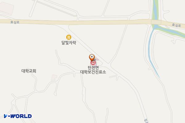 대학보건진료소 화장실 위치 지도 — 충청남도 공주시 탄천면 임천고개로 16