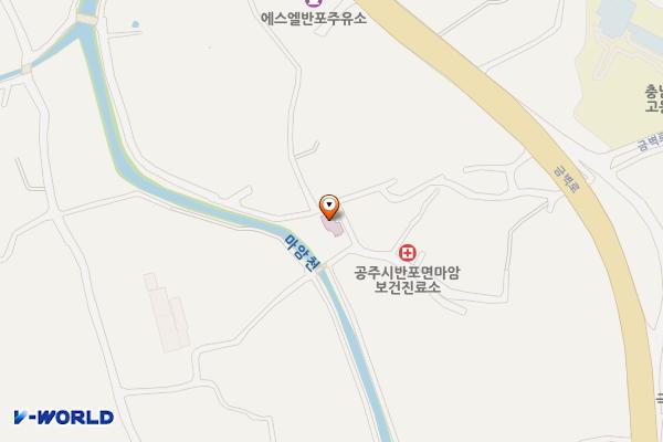 마암보건진료소 화장실 위치 지도 — 충청남도 공주시 반포면 마암길 29
