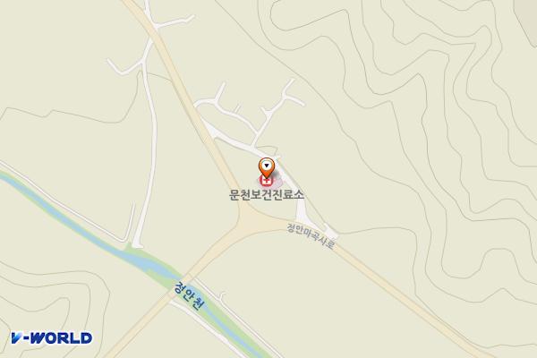 문천보건진료소 화장실 위치 지도 — 충청남도 공주시 정안면 정안마곡사로 622