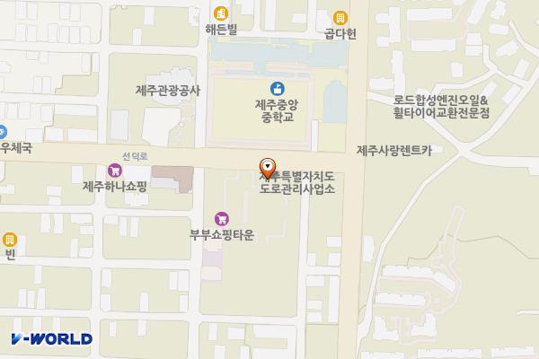 선덕로 36 위치 지도 — 제주특별자치도 제주시 선덕로 36