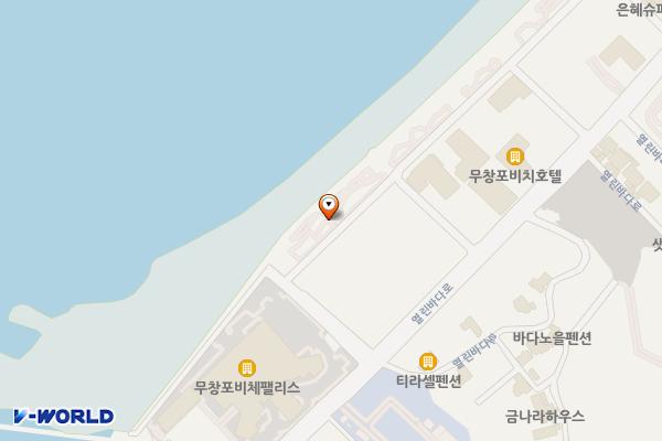 무창포 해수욕장 5번화장실 위치 지도 — 충청남도 보령시 웅천읍 열린바다1길 76