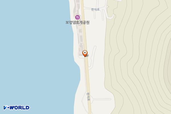 보령댐휴게공원 위치 지도 — 충청남도 보령시 미산면 용수리 209-6