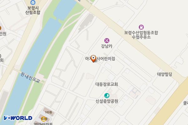 동대6통 시민골프연습장 인근 위치 지도 — 충청남도 보령시 동대동 997