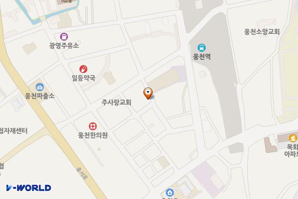 웅천전통시장 화장실 위치 지도 — 충청남도 보령시 웅천읍 장터5길 21-6, 웅천상가시장