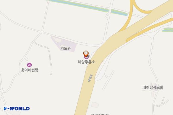해양주유소 공중화장실 위치 지도 — 충청남도 보령시 대해로 386