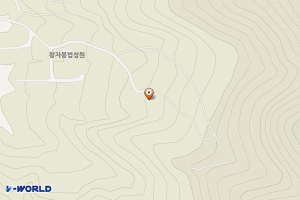 동대2통 광불사 입구 공중화장실 위치 지도 — 충청남도 보령시 동대동 산 41