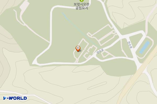 보령시모란공원 준비실 위치 지도 — 충청남도 보령시 성주면 만수로 695-39, 납골당