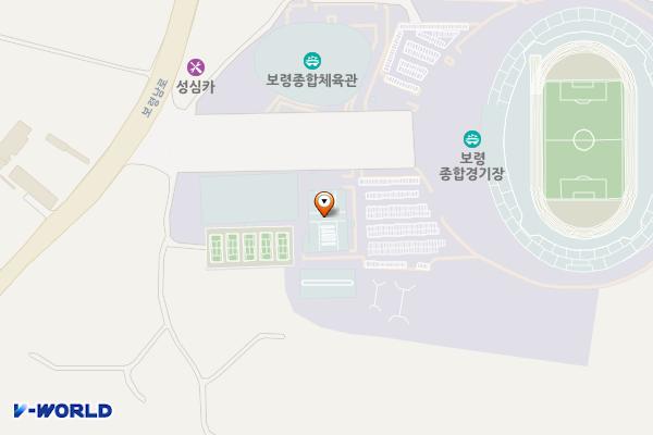 국민체육센터화장실 위치 지도 — 충청남도 보령시 남포면 보령남로 347