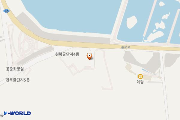 수산식품산업 거점단지 제1공중 위치 지도 — 충청남도 보령시 천북면 홍보로 1061
