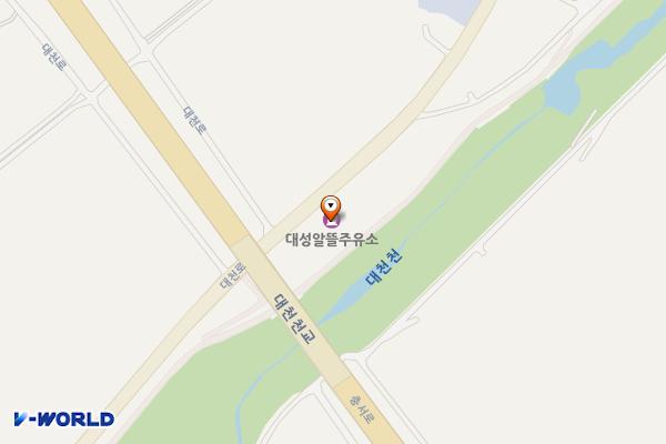 대성주유소 위치 지도 — 충청남도 보령시 대천로 254, 대성자동차공업사 (죽정동)
