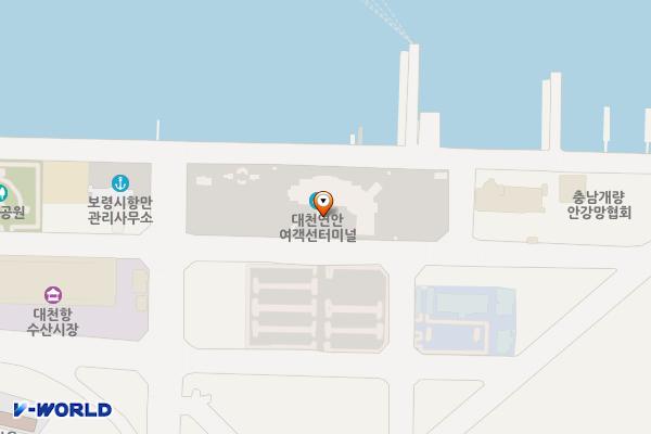 대천항 제2공중화장실 위치 지도 — 충청남도 보령시 대천항중앙길 30, 대천항연안여객터미널 (신흑동)