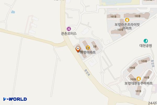 관촌이용원 위치 지도 — 충청남도 보령시 중앙로 210, 의평아파트 상가 (대천동)