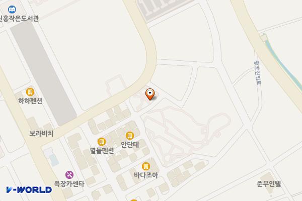 펜션단지 위치 지도 — 충청남도 보령시 고잠2길 20-21, 공중화장실 (신흑동)