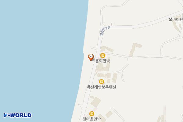 독산해수욕장1번 화장실 위치 지도 — 충청남도 보령시 웅천읍 열린바다로 584, 공중화장실