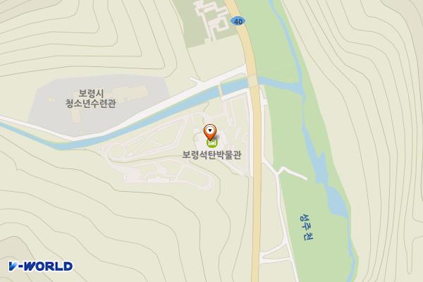 보령석탄박물관 옥외화장실 1 위치 지도 — 충청남도 보령시 성주면 성주산로 508
