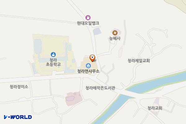 청라종합문화복지센터 화장실 위치 지도 — 충청남도 보령시 청라면 원모루길 225, 청라면 종합문화복지센터