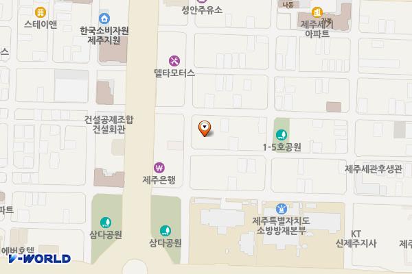 귀아랑2길 1, 연문4길 27 위치 지도 — 제주특별자치도 제주시 귀아랑2길 1