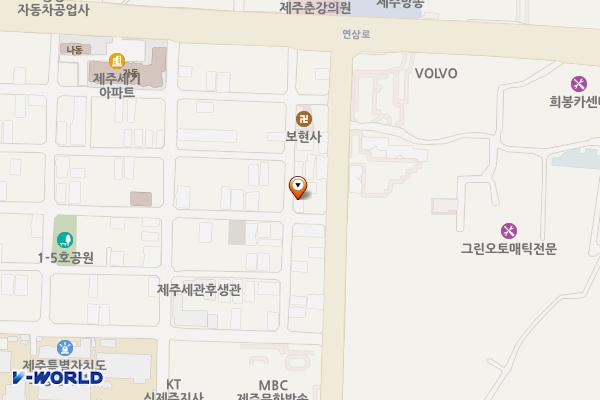 연문6길 17, 신대로7길 45 위치 지도 — 제주특별자치도 제주시 연문6길 17
