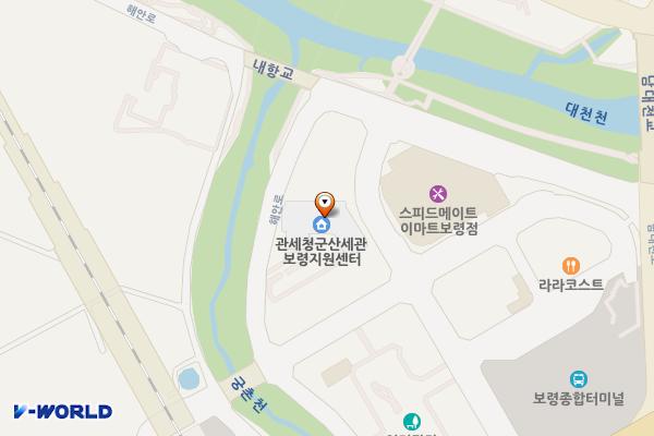 보령우체국 4층 화장실 위치 지도 — 충청남도 보령시 터미널길 29, 보령우체국 (궁촌동)