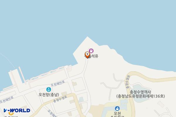 오천항 주차장 공중화장실 위치 지도 — 충청남도 보령시 오천면 소성리 691-2
