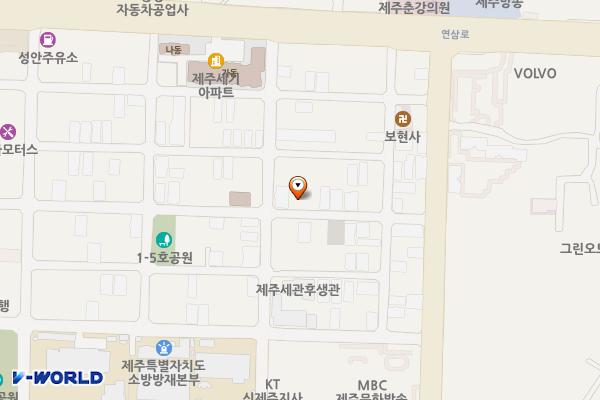 신대로7길 33 위치 지도 — 제주특별자치도 제주시 신대로7길 33