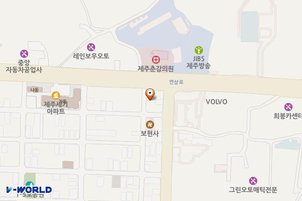 연문6길 1, 11 위치 지도 — 제주특별자치도 제주시 연문6길 1