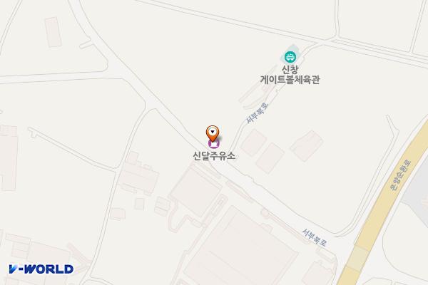신달주유소 위치 지도 — 충청남도 아산시 신창면 서부북로 691