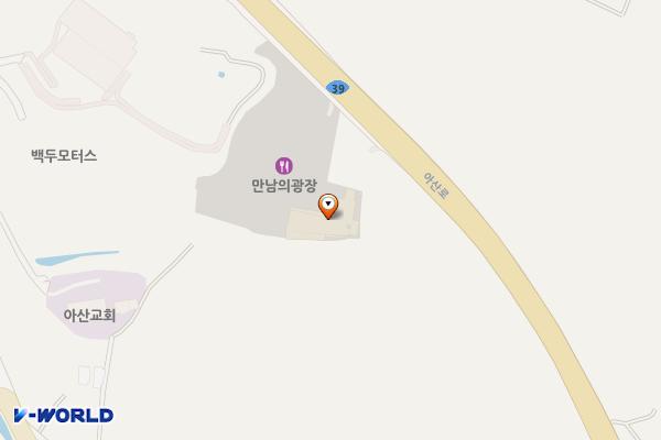 서해안만남의광장 위치 지도 — 충청남도 아산시 영인면 아산리 242-2