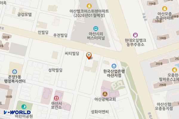 현진빌딩 위치 지도 — 충청남도 아산시 번영로 226