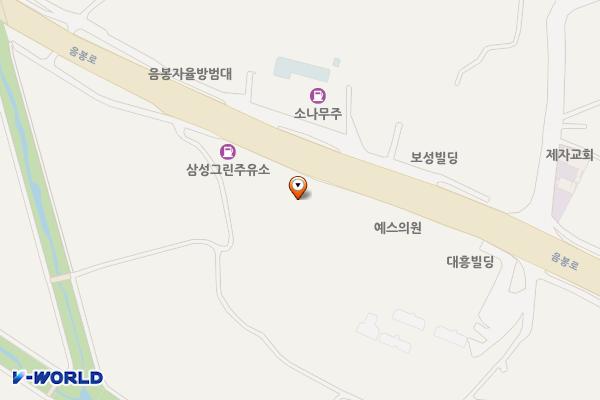 SK행복충전 삼성충전소 위치 지도 — 충청남도 아산시 음봉면 덕지리 46-1