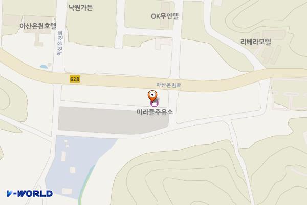 미라클주유소 위치 지도 — 충청남도 아산시 음봉면 아산온천로 240