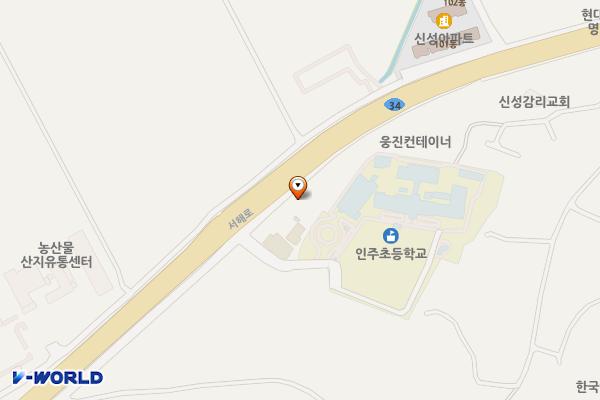 인주휴게소 위치 지도 — 충청남도 아산시 인주면 서해로 492