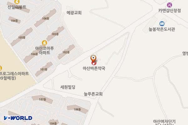 서주프라자 위치 지도 — 충청남도 아산시 신창면 남성길 134