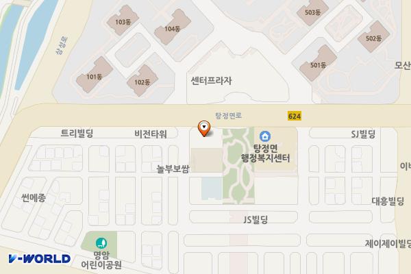 탕정119안전센터 화장실 위치 지도 — 충청남도 아산시 탕정면 탕정면로 26