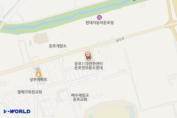 둔포119안전센터 화장실 위치 지도 — 충청남도 아산시 둔포면 충무로 1848