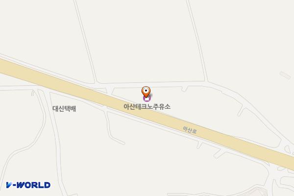 아산테크노주유소 위치 지도 — 충청남도 아산시 영인면 아산로 1338